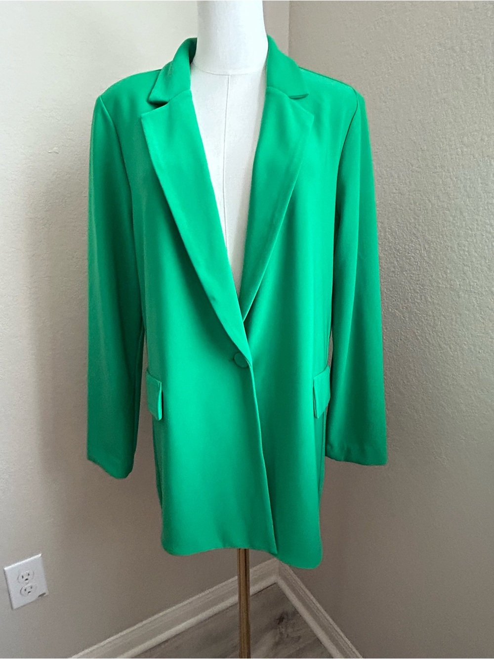 Joseph Ribkoff Emerald Green Long Blazer Jacket